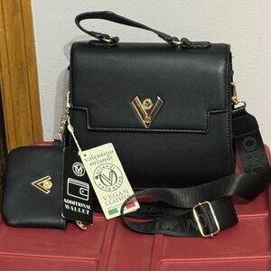 Valentino Orlandi Crossbody Bag see pics a few small callouts with Gold Accents
